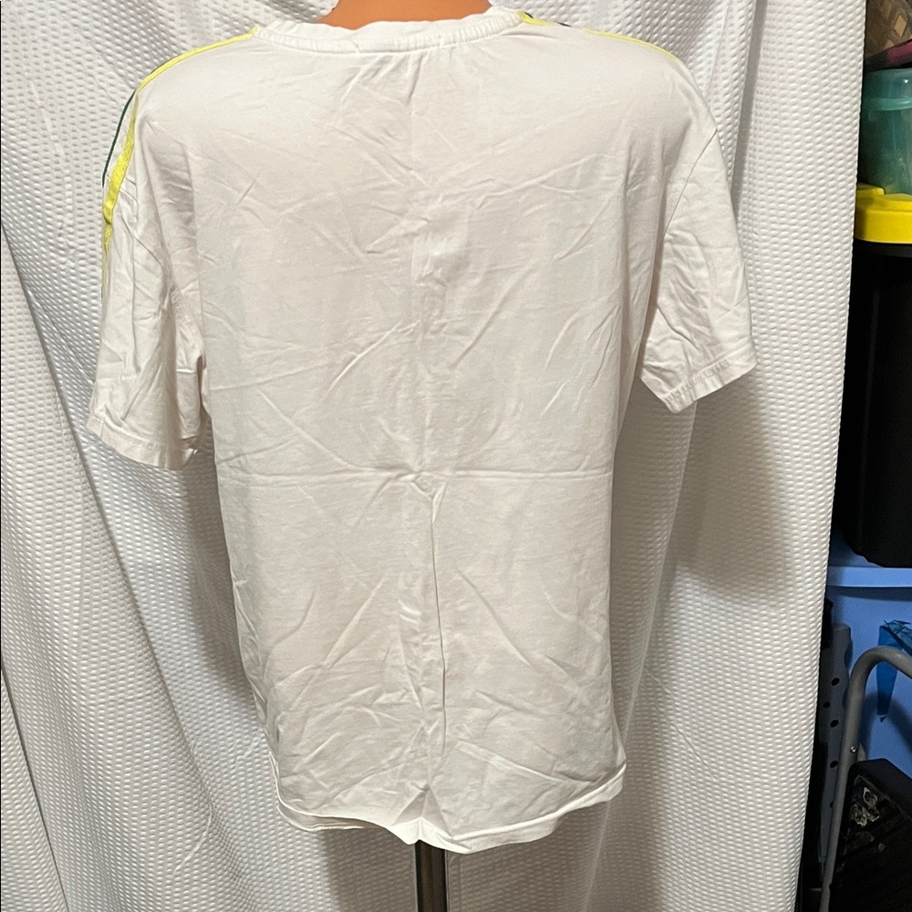 Gucci White Tee With Multicolor Logo - image 7